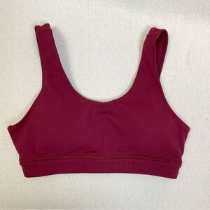 Women's Burgundy Sports Bra